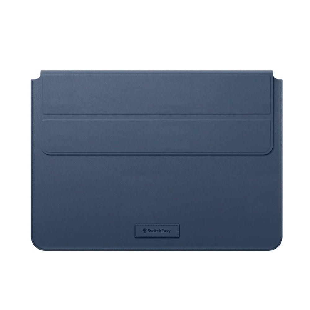 Кожен кейс с поставка за MacBook Pro 16 M2 (2023), MacBook Pro 16 M1 (2021), MacBook Pro 16 (2019) и Macbook Pro 15 (2016-2019) - SwitchEasy EasyStand Leather Sleeve (тъмносин) | JAR Computers Кожен кейс с поставка за MacBook Pro 16 M2 (2023), MacBook Pro 16 M1 (2021), MacBook Pro 16 (2019) и Macbook Pro 15 (2016-2019) - SwitchEasy EasyStand Leather Sleeve (тъмносин)