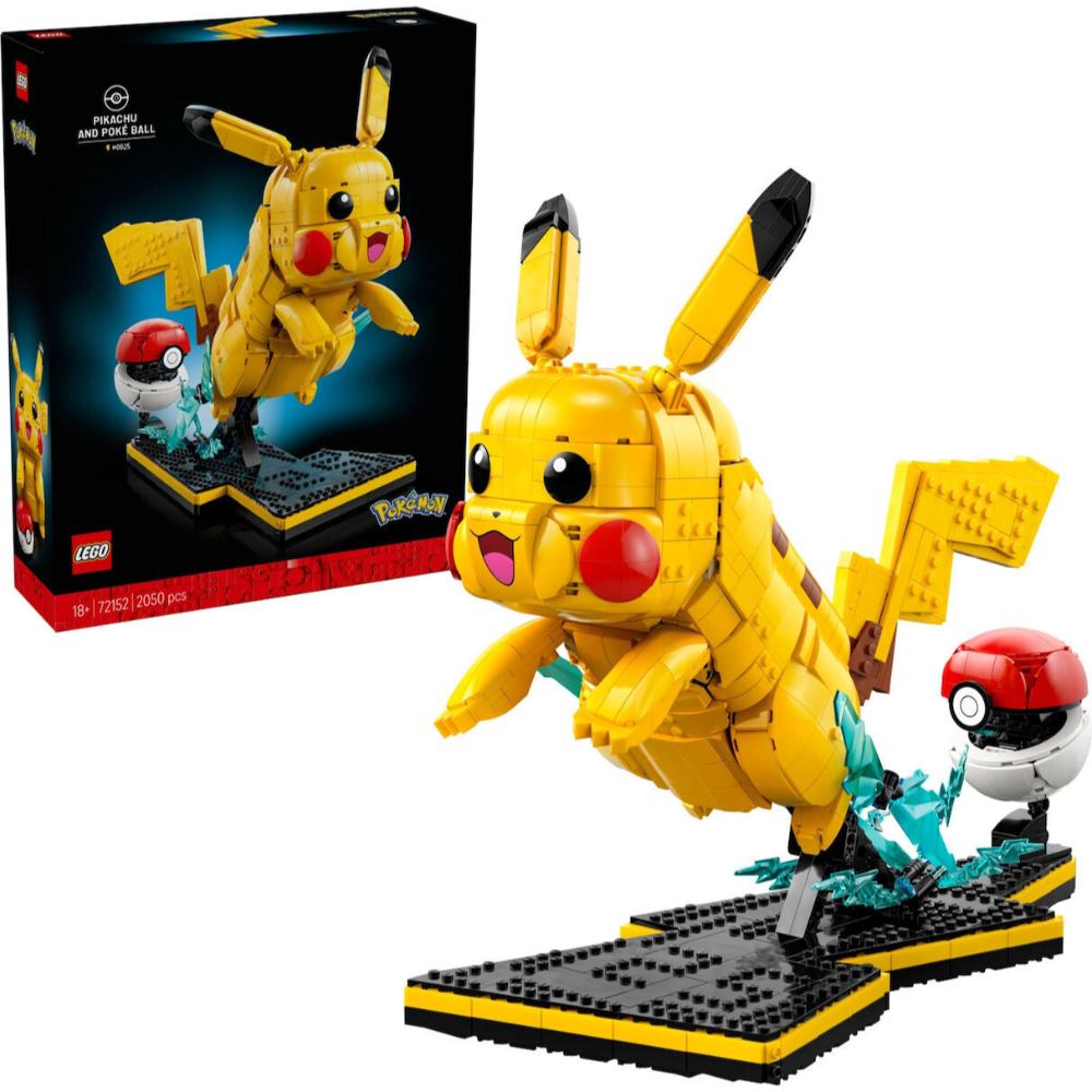Lego Pokemon Pikachu & Poke Ball (72152) (LGO72152)