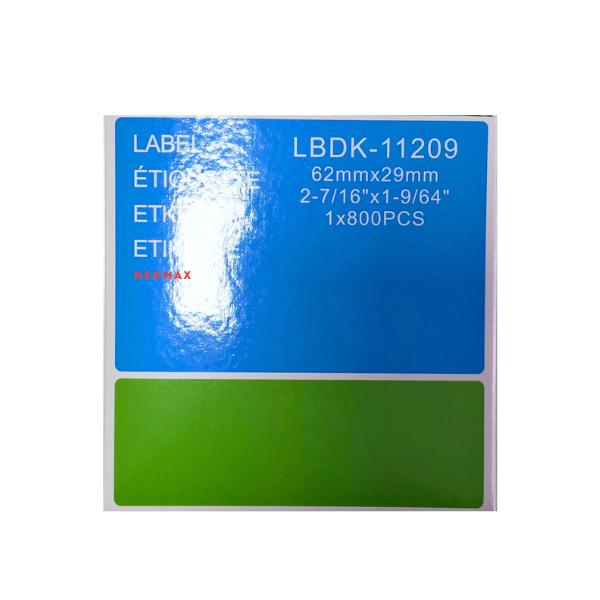 ЛЕНТА ЗА ЕТИКЕТНИ ПРИНТЕРИ BROTHER ТИП QL - SMALL ADRESS LABELS - 29 mm x 62 mm x 800 - DK11209 (DK-11209) - PN LB-11209 - NEOMAX | JAR Computers ЛЕНТА ЗА ЕТИКЕТНИ ПРИНТЕРИ BROTHER ТИП QL - SMALL ADRESS LABELS - 29 mm x 62 mm x 800 - DK11209 (DK-11209) - PN LB-11209 - NEOMAX