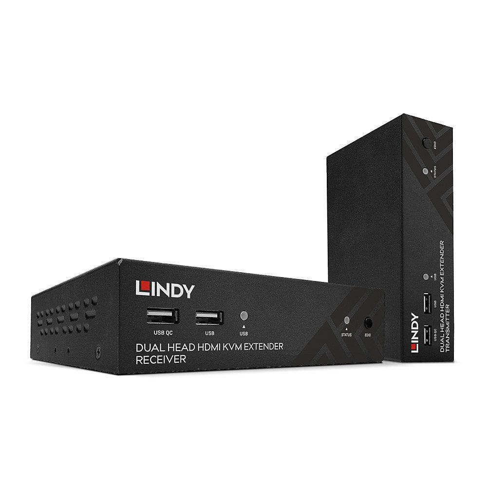 LINDY LNY-39374 :: Dual Head HDMI, USB, IR & RS-232 KVM екстендър, Cat. 6, 100.0 м | JAR Computers LINDY LNY-39374 :: Dual Head HDMI, USB, IR & RS-232 KVM екстендър, Cat. 6, 100.0 м