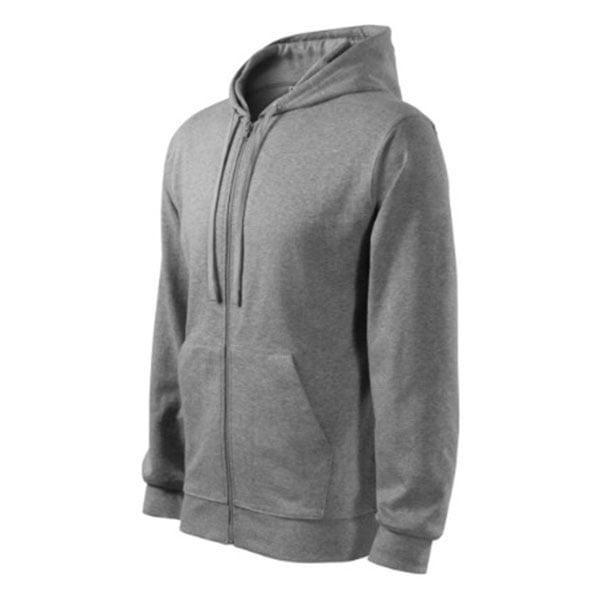 Malfini Мъжки суитшърт Zipper 410, размер S, сив | JAR Computers Malfini Мъжки суитшърт Zipper 410, размер S, сив