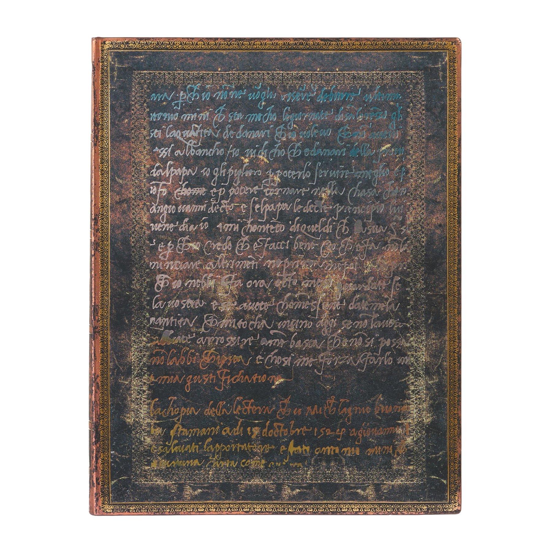 Paperblanks Тефтер Michelangelo, Ultra, широки редове, мека корица, 88 листа