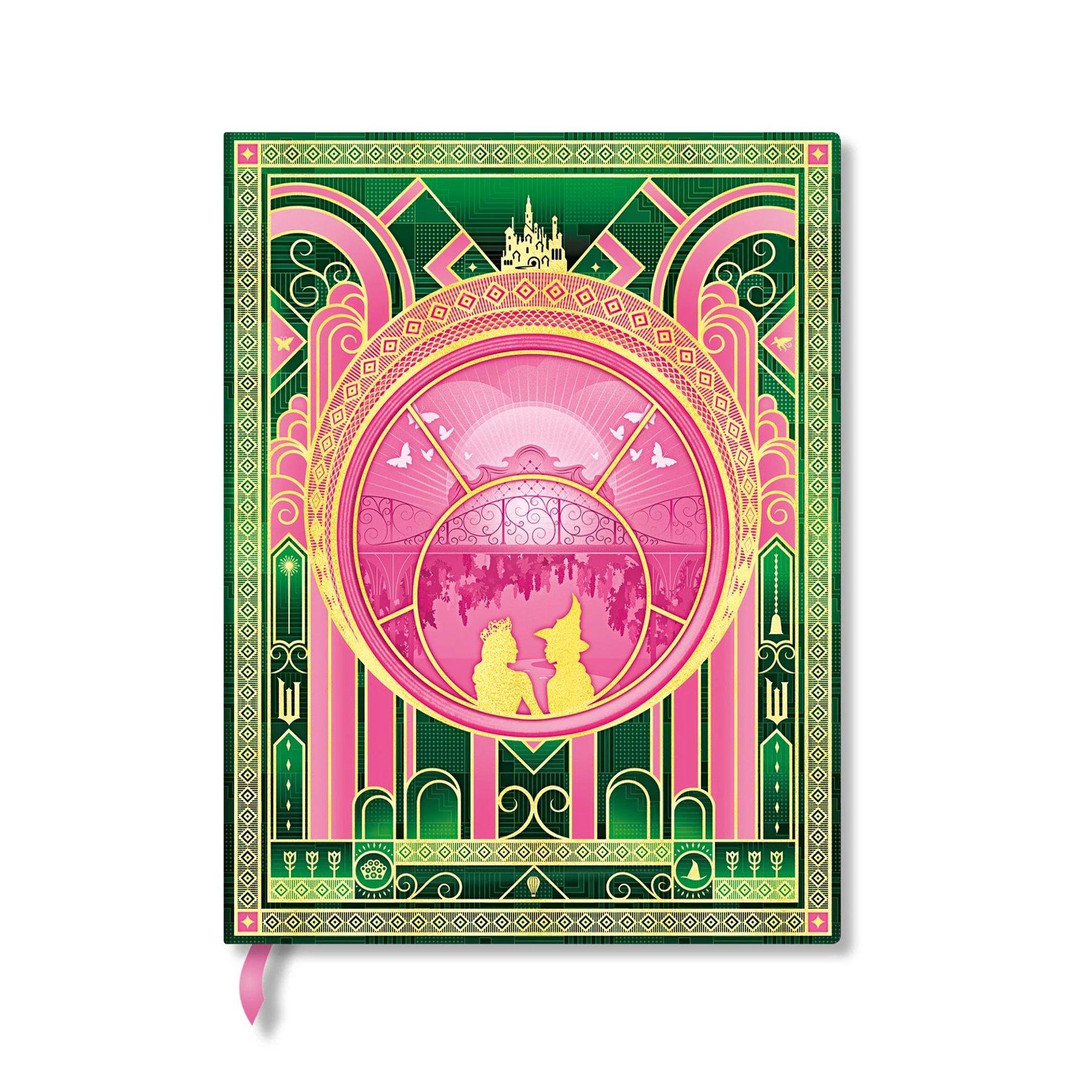 Paperblanks Тефтер The magic of Wicked, Mini, широки редове, твърда корица, 72 листа