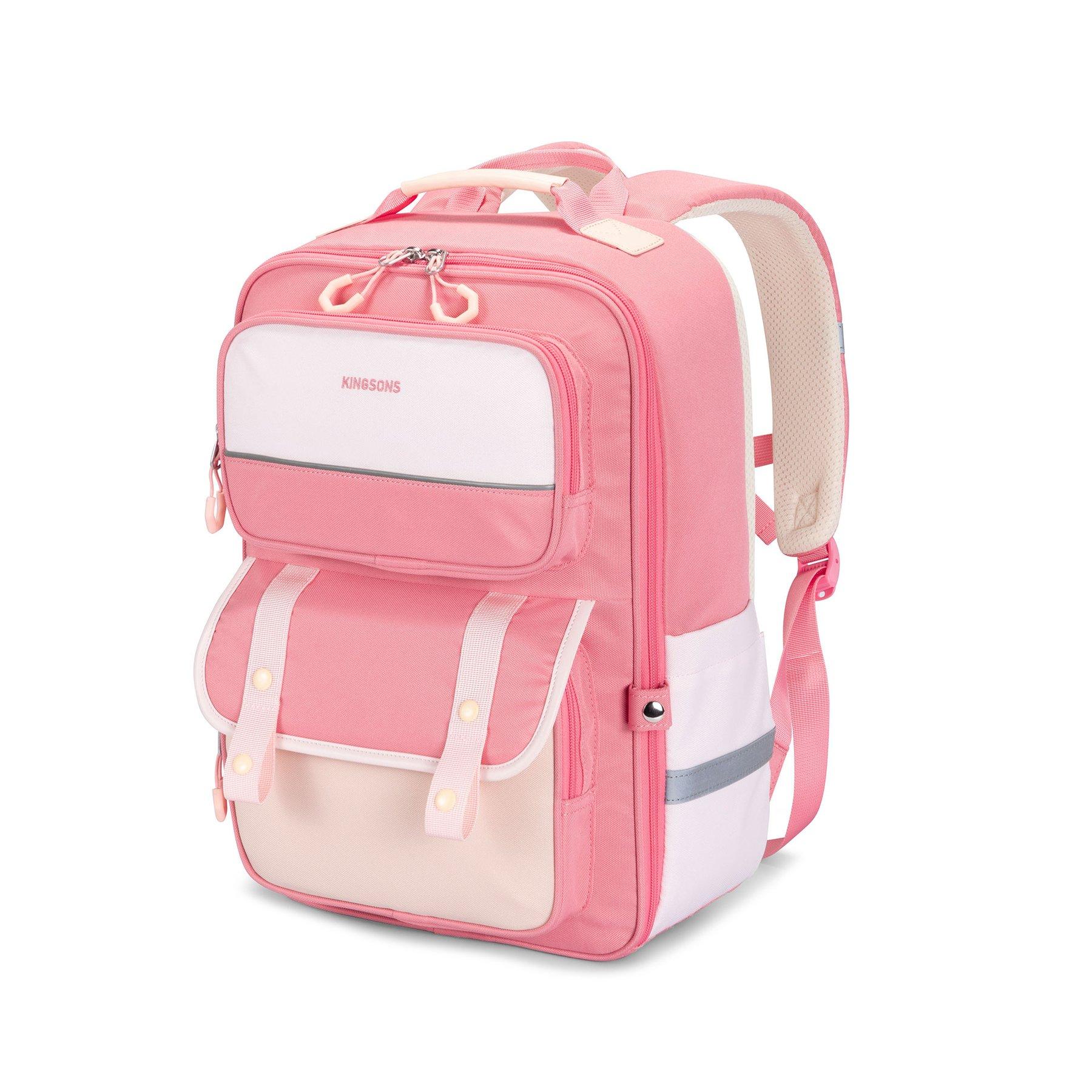 Раница Kingsons Ergo Junior, ученическа, розова | JAR Computers Раница Kingsons Ergo Junior, ученическа, розова