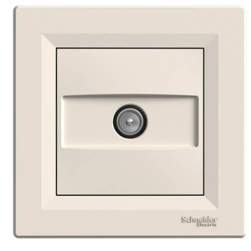 Розетка TV крайна (1dB) Крем - SCHNEIDER ELECTRIC Asfora EPH3200123 | JAR Computers Розетка TV крайна (1dB) Крем - SCHNEIDER ELECTRIC Asfora EPH3200123