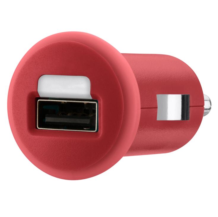 Зарядно за кола за мобилни тeлефони - Belkin Mixit Car Charger 1Amp (червен) | JAR Computers Зарядно за кола за мобилни тeлефони - Belkin Mixit Car Charger 1Amp (червен)