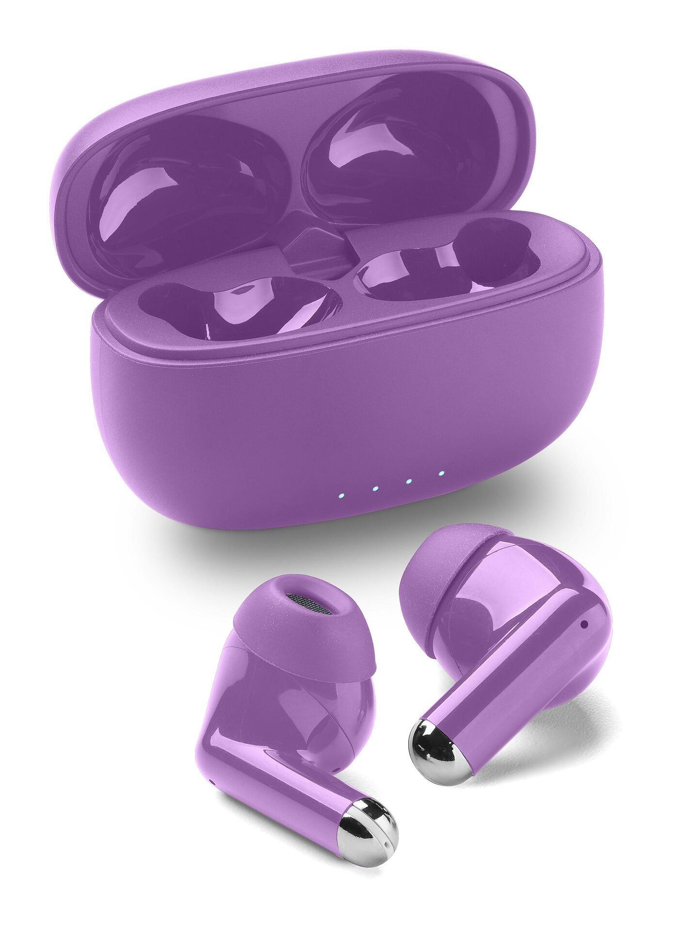 Bluetooth слушалки DRIFT TWS – виолетови | JAR Computers Bluetooth слушалки DRIFT TWS – виолетови