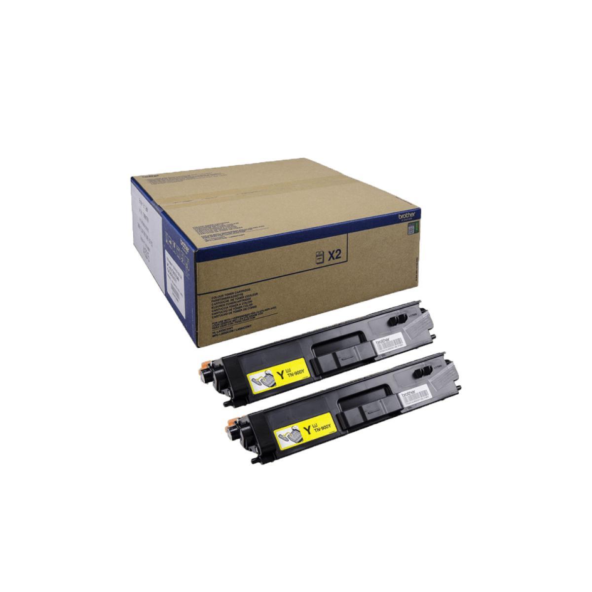 Brother TN-900YTWIN toner cartridge 2 pc(s) Original Yellow | JAR Computers Brother TN-900YTWIN toner cartridge 2 pc(s) Original Yellow