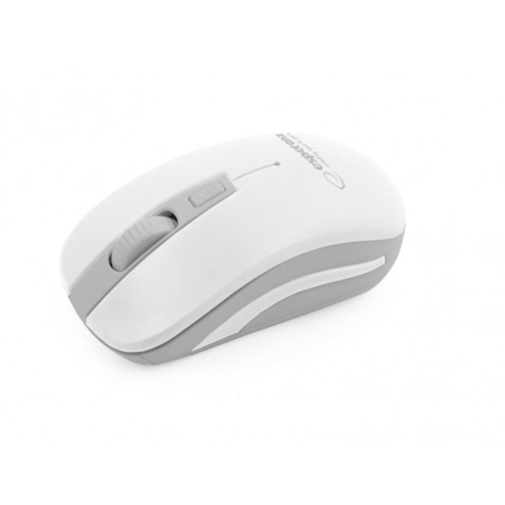 Esperanza Wireless 2.4ghz Optical Mouse Uranus White/grey (EM126EW) (ESPEM126EW) | JAR Computers Esperanza Wireless 2.4ghz Optical Mouse Uranus White/grey (EM126EW) (ESPEM126EW)