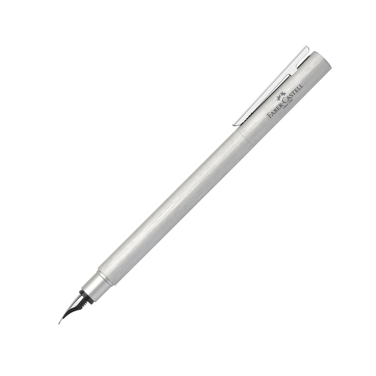 Faber-Castell Писалка Neo, M, сребърен блясък