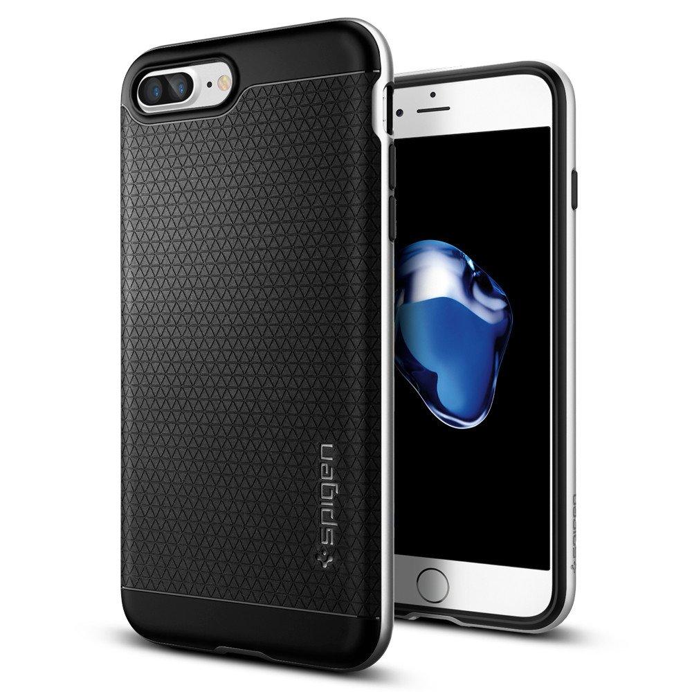 Хибриден кейс с висока степен на защита за iPhone 8 Plus, iPhone 7 Plus - Spigen Neo Hybrid Case (черен-сребрист) | JAR Computers Хибриден кейс с висока степен на защита за iPhone 8 Plus, iPhone 7 Plus - Spigen Neo Hybrid Case (черен-сребрист)