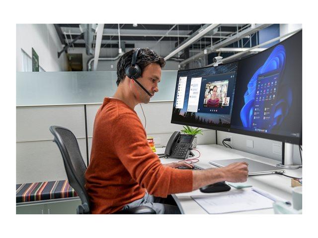 HP Poly Blackwire 5220 Stereo USB-C Headset +3.5mm Plug +USB-C/A Adapter Bulk SmartBuy