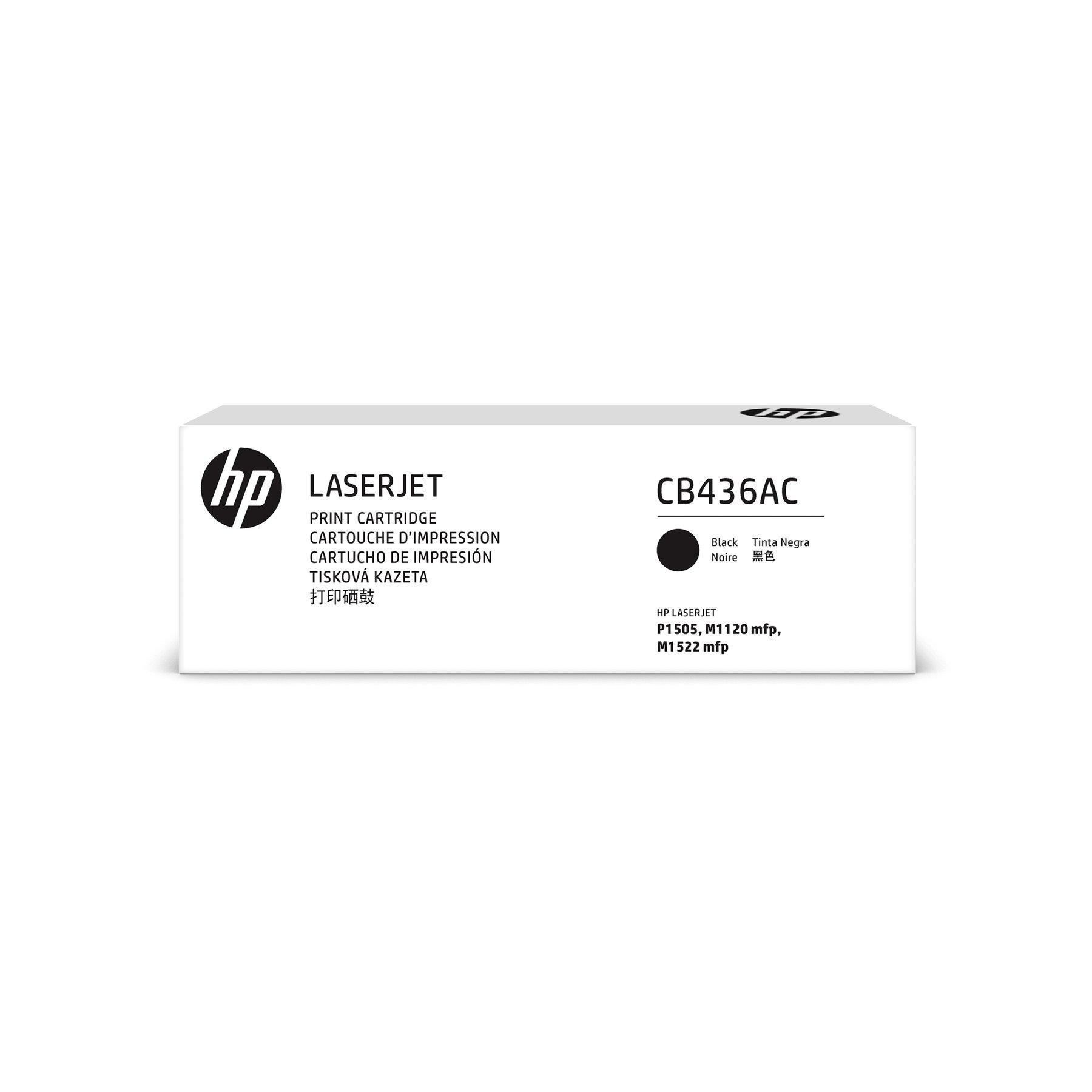 HP Тонер CB436AC, Black