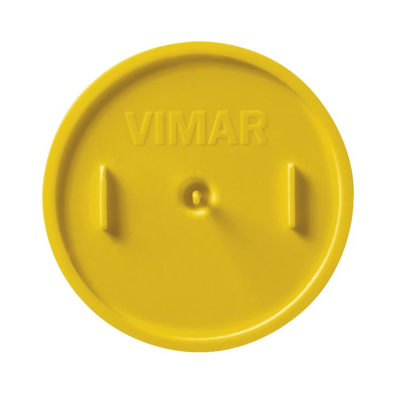 Капак за конзолна кутия зидария Ф60mm Yellow Vimar V71011 | JAR Computers Капак за конзолна кутия зидария Ф60mm Yellow Vimar V71011