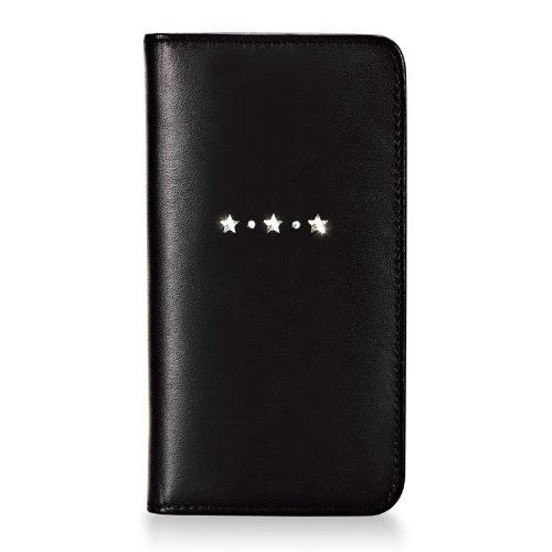 Кожен калъф (естествена кожа) с елементи на Сваровски за iPhone 5, iPhone 5S, iPhone SE - Bling My Thing Mystique Flip Case (черен) | JAR Computers Кожен калъф (естествена кожа) с елементи на Сваровски за iPhone 5, iPhone 5S, iPhone SE - Bling My Thing Mystique Flip Case (черен)