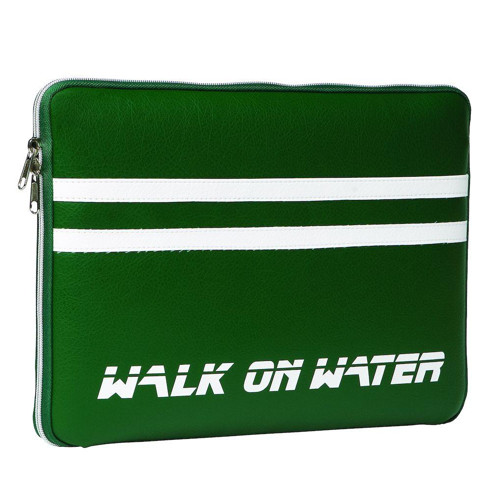 Кожен калъф за преносими компютри до 13 инча - Walk On Water Boarding Sleeve 13 (зелен) | JAR Computers Кожен калъф за преносими компютри до 13 инча - Walk On Water Boarding Sleeve 13 (зелен)