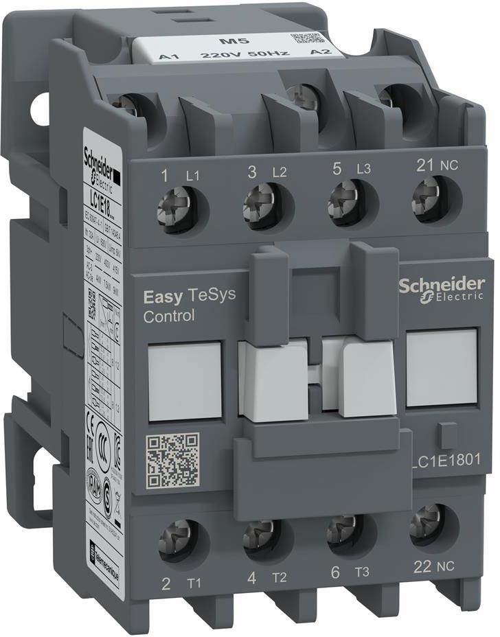 Контактор TeSys E 3P 7.5kW (18A AC-3) 1NC 220V 50Hz SE | JAR Computers Контактор TeSys E 3P 7.5kW (18A AC-3) 1NC 220V 50Hz SE