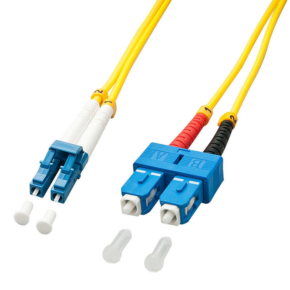 LINDY LNY-47471 :: Оптичен мрежов кабел, LC/SC, 2.0 м | JAR Computers LINDY LNY-47471 :: Оптичен мрежов кабел, LC/SC, 2.0 м