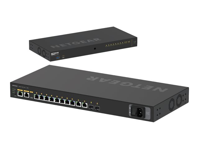 NETGEAR GSM4212P AV Line M4250-10G2F-PoE+ 8x1G PoE+ 125W 2x1G and 2xSFP AVB-ready Managed Switch | JAR Computers NETGEAR GSM4212P AV Line M4250-10G2F-PoE+ 8x1G PoE+ 125W 2x1G and 2xSFP AVB-ready Managed Switch