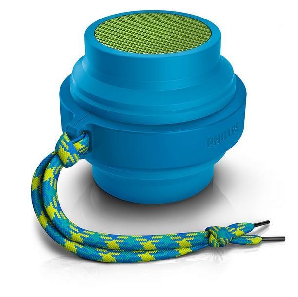 Разтегаем безжичен Bluetooth спийкър за мобилни устройства - Philips Wireless Portable Speaker FL3X (син) | JAR Computers Разтегаем безжичен Bluetooth спийкър за мобилни устройства - Philips Wireless Portable Speaker FL3X (син)