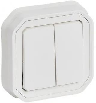 Сериен ключ/бутон моноблок за скрит монтаж цвят Бял IP55 Plexo New Legrand | JAR Computers Сериен ключ/бутон моноблок за скрит монтаж цвят Бял IP55 Plexo New Legrand