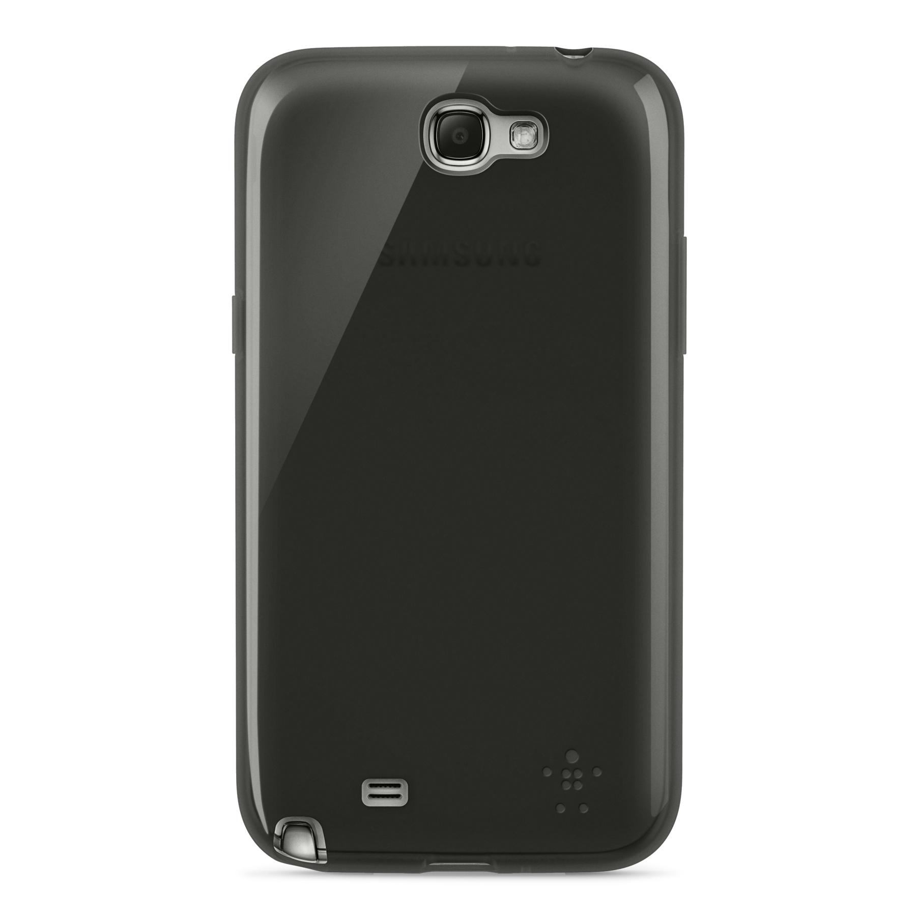 Силиконов калъф за Samsung Galaxy Note 2 - Belkin Grip Sheer (черен) | JAR Computers Силиконов калъф за Samsung Galaxy Note 2 - Belkin Grip Sheer (черен)