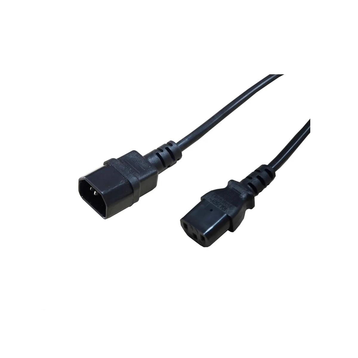 VALUE S2306 :: Захранващ кабел, C14 към C13, удължителен, черен, 1.8 м | JAR Computers VALUE S2306 :: Захранващ кабел, C14 към C13, удължителен, черен, 1.8 м
