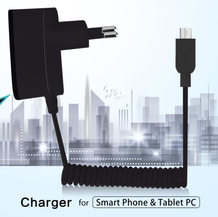 Захранване за ел. мрежа с вграден кабел с microUSB - Devia Cable Charger MicroUSB | JAR Computers Захранване за ел. мрежа с вграден кабел с microUSB - Devia Cable Charger MicroUSB