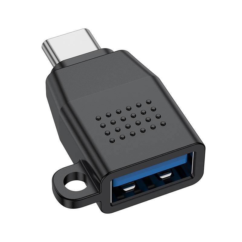 Адаптер от USB-C мъжко към USB-A женско за мобилни устройства с USB-C порт - Budi USB 3.0 to USB-C OTG Adapter (черен) | JAR Computers Адаптер от USB-C мъжко към USB-A женско за мобилни устройства с USB-C порт - Budi USB 3.0 to USB-C OTG Adapter (черен)