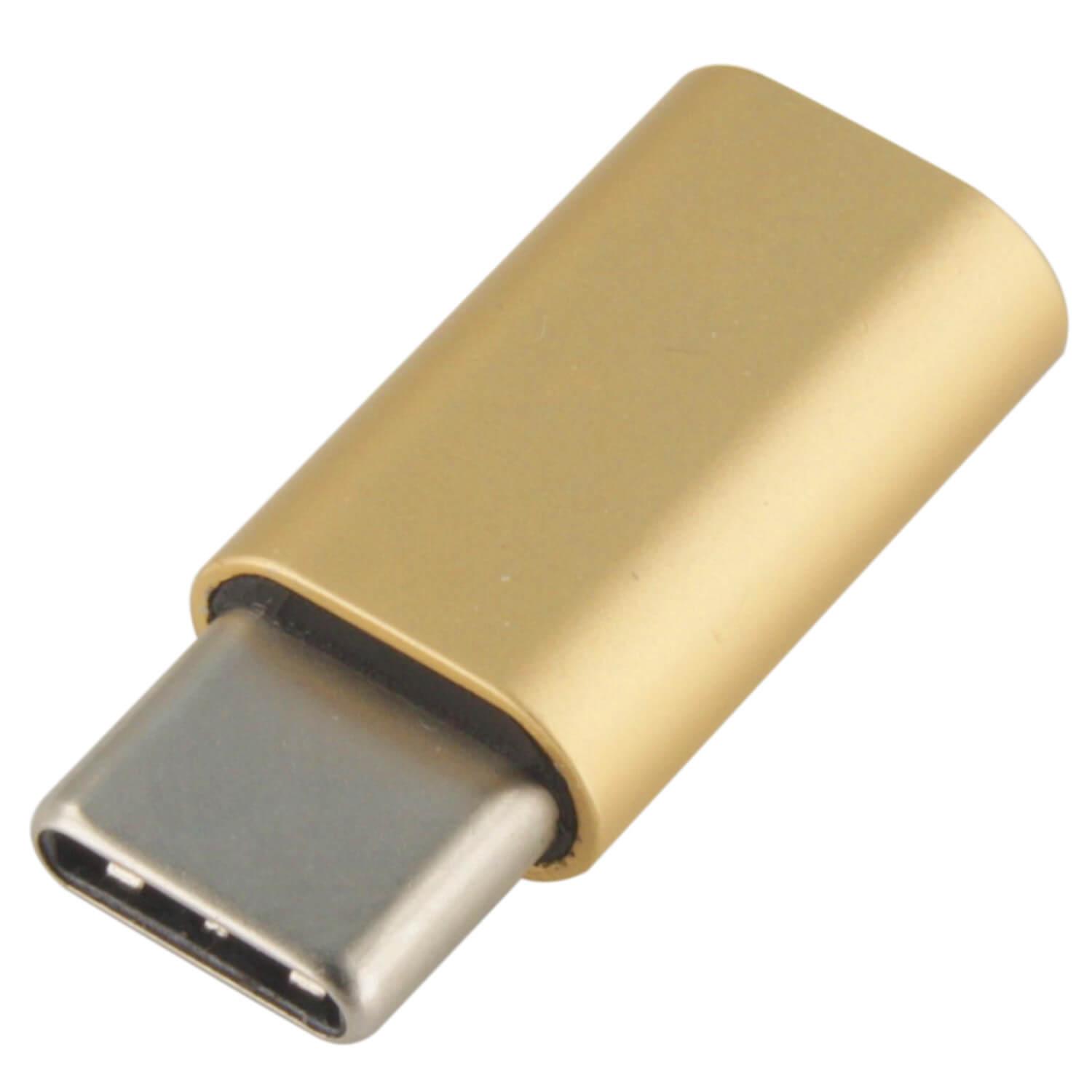 Almus Designed for Samsung microUSB to USB-C Adapter - microUSB адаптер за устройства с USB-C порт | JAR Computers Almus Designed for Samsung microUSB to USB-C Adapter - microUSB адаптер за устройства с USB-C порт
