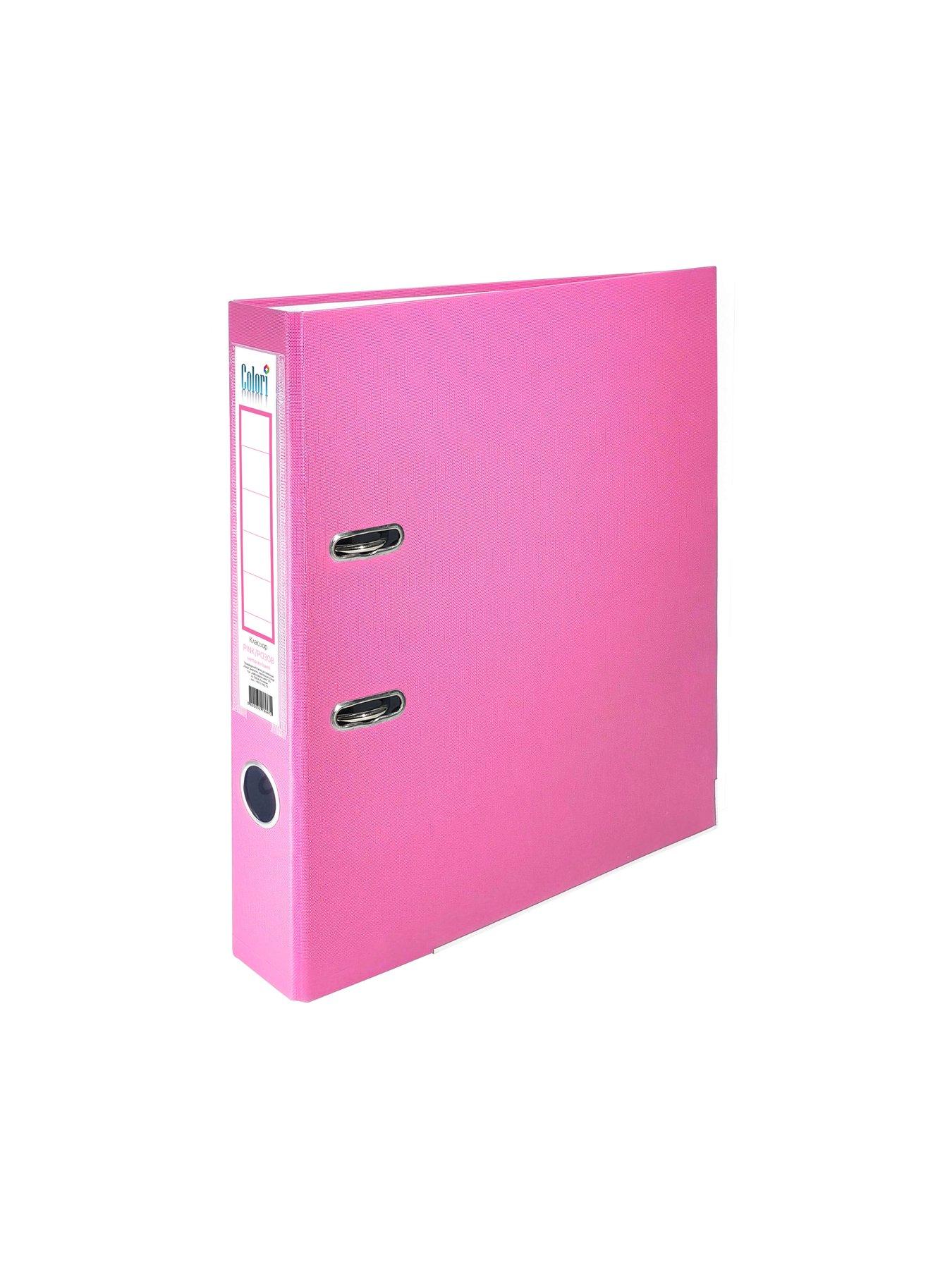 Colori Класьор, 5 cm, PP, с метален кант, розов | JAR Computers Colori Класьор, 5 cm, PP, с метален кант, розов