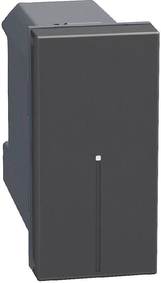 Еднополюсен ключ ЖИЧЕН изисква неутрала 1 мод. Smart с Netatmo цвят Графит Light Now Bticino | JAR Computers Еднополюсен ключ ЖИЧЕН изисква неутрала 1 мод. Smart с Netatmo цвят Графит Light Now Bticino
