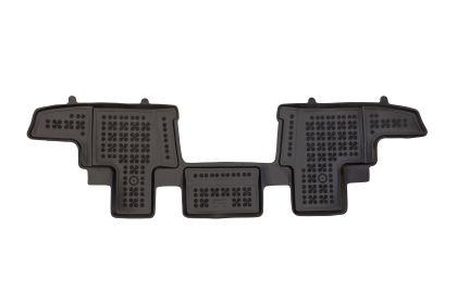 Гумени стелки за Renault Trafic (2021+) middle for 3 passenger, with air vents in the floor, doors opening to both sides, fixed seats (not sliding) - тип леген | JAR Computers Гумени стелки за Renault Trafic (2021+) middle for 3 passenger, with air vents in the floor, doors opening to both sides, fixed seats (not sliding) - тип леген