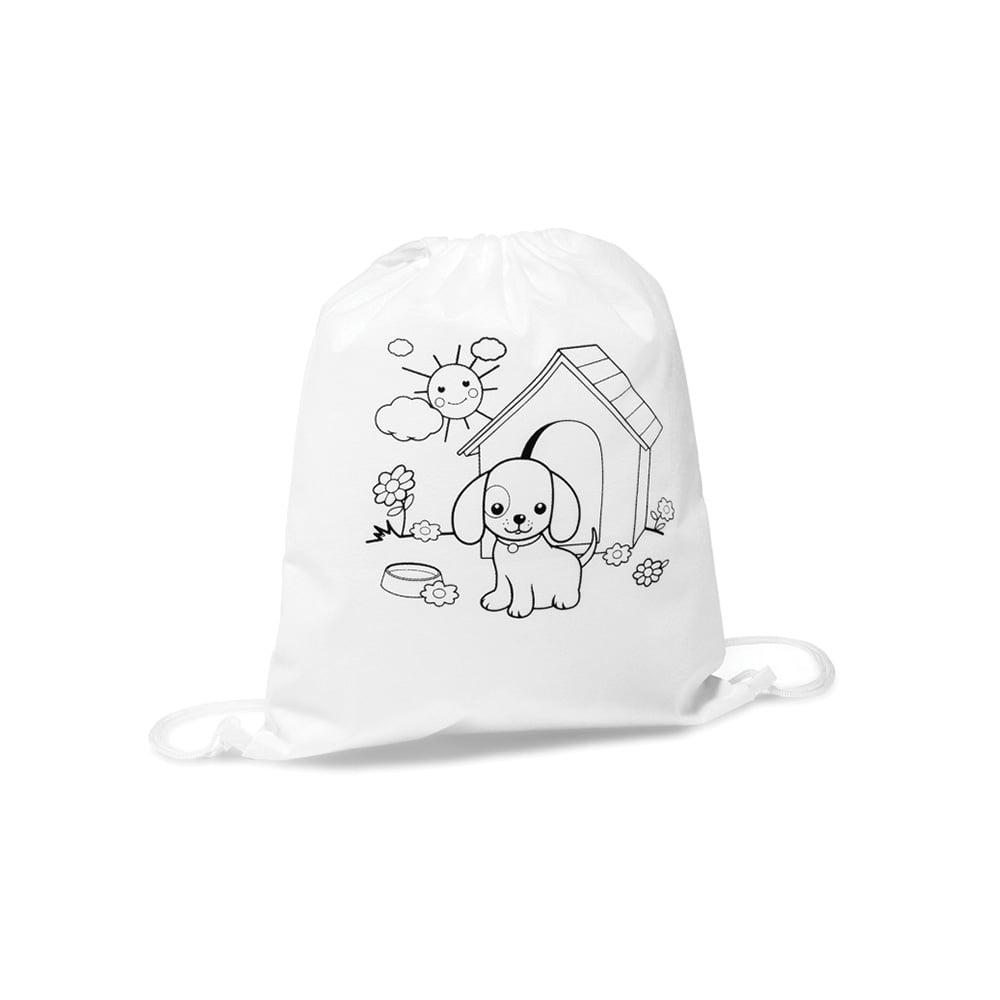 Hi!dea Мешка за оцветяване Draws, детска, с 4 маркера | JAR Computers Hi!dea Мешка за оцветяване Draws, детска, с 4 маркера