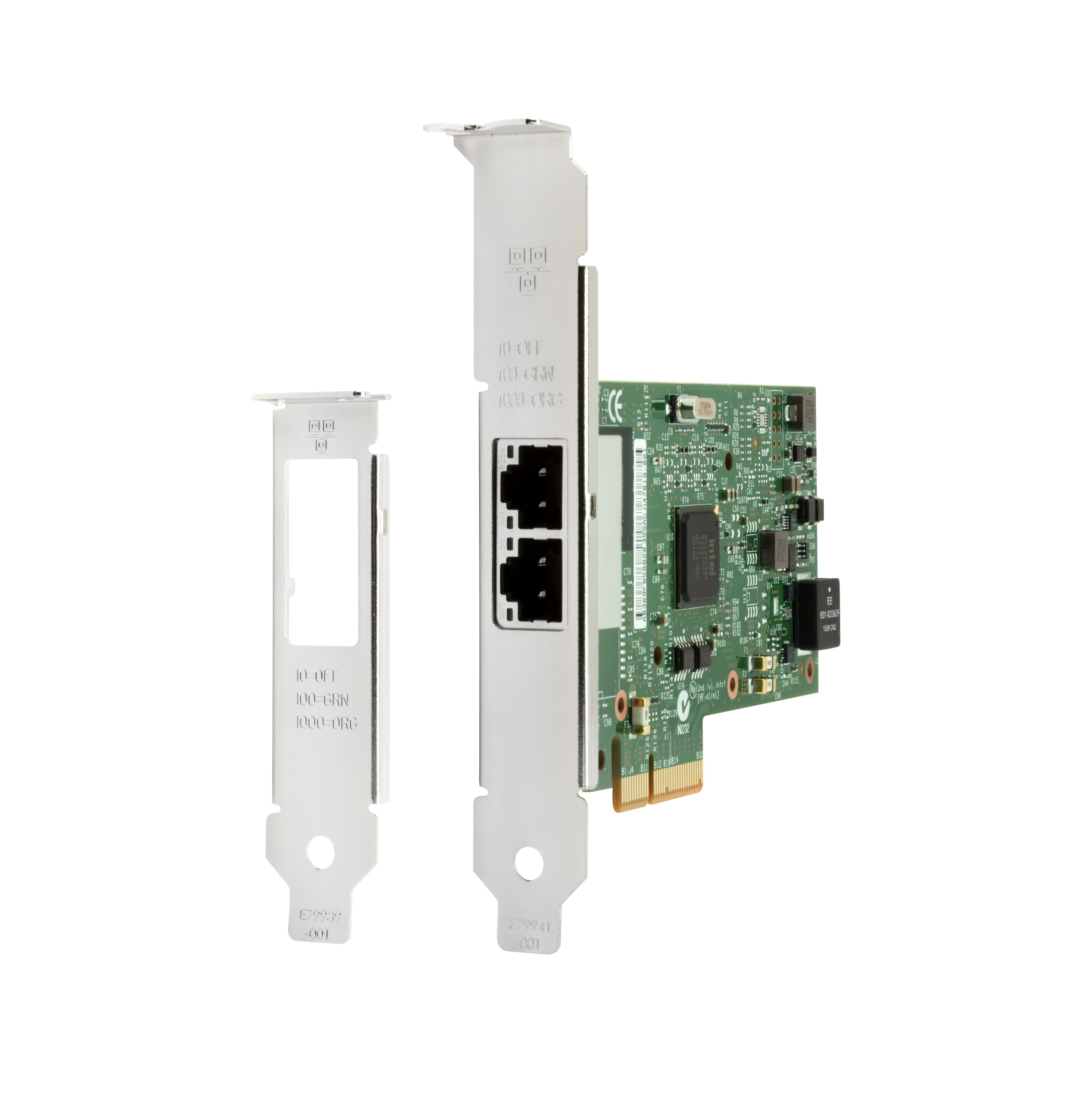 HP Intel Ethernet I350-T2 2-Port 1Gb NIC | JAR Computers HP Intel Ethernet I350-T2 2-Port 1Gb NIC