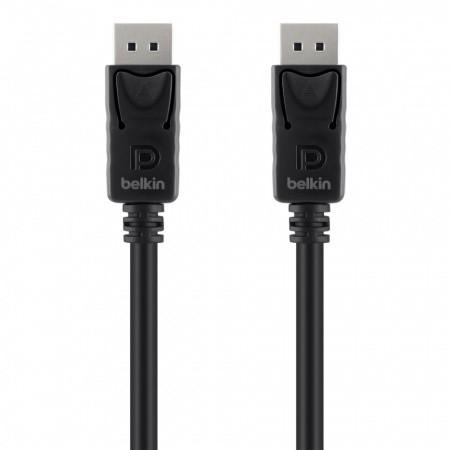 Кабел DisplayPort към DisplayPort с поддръжка на 4K (300 см) - Belkin DisplayPort 1.2 to DisplayPort 1.2 Cable (черен) | JAR Computers Кабел DisplayPort към DisplayPort с поддръжка на 4K (300 см) - Belkin DisplayPort 1.2 to DisplayPort 1.2 Cable (черен)