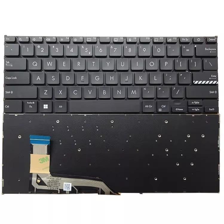 Клавиатура за лаптоп Asus VivoBook Go 14 E1404 E1404G E1404F Черна Без Рамка С Малък Ентър с Подсветка | JAR Computers Клавиатура за лаптоп Asus VivoBook Go 14 E1404 E1404G E1404F Черна Без Рамка С Малък Ентър с Подсветка
