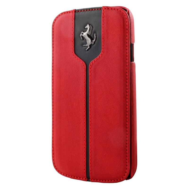 Кожен калъф, тип портфейл за Samsung Galaxy S4 i9500 - Ferrari Montecarlo Series Book-Flip Case (червен) | JAR Computers Кожен калъф, тип портфейл за Samsung Galaxy S4 i9500 - Ferrari Montecarlo Series Book-Flip Case (червен)