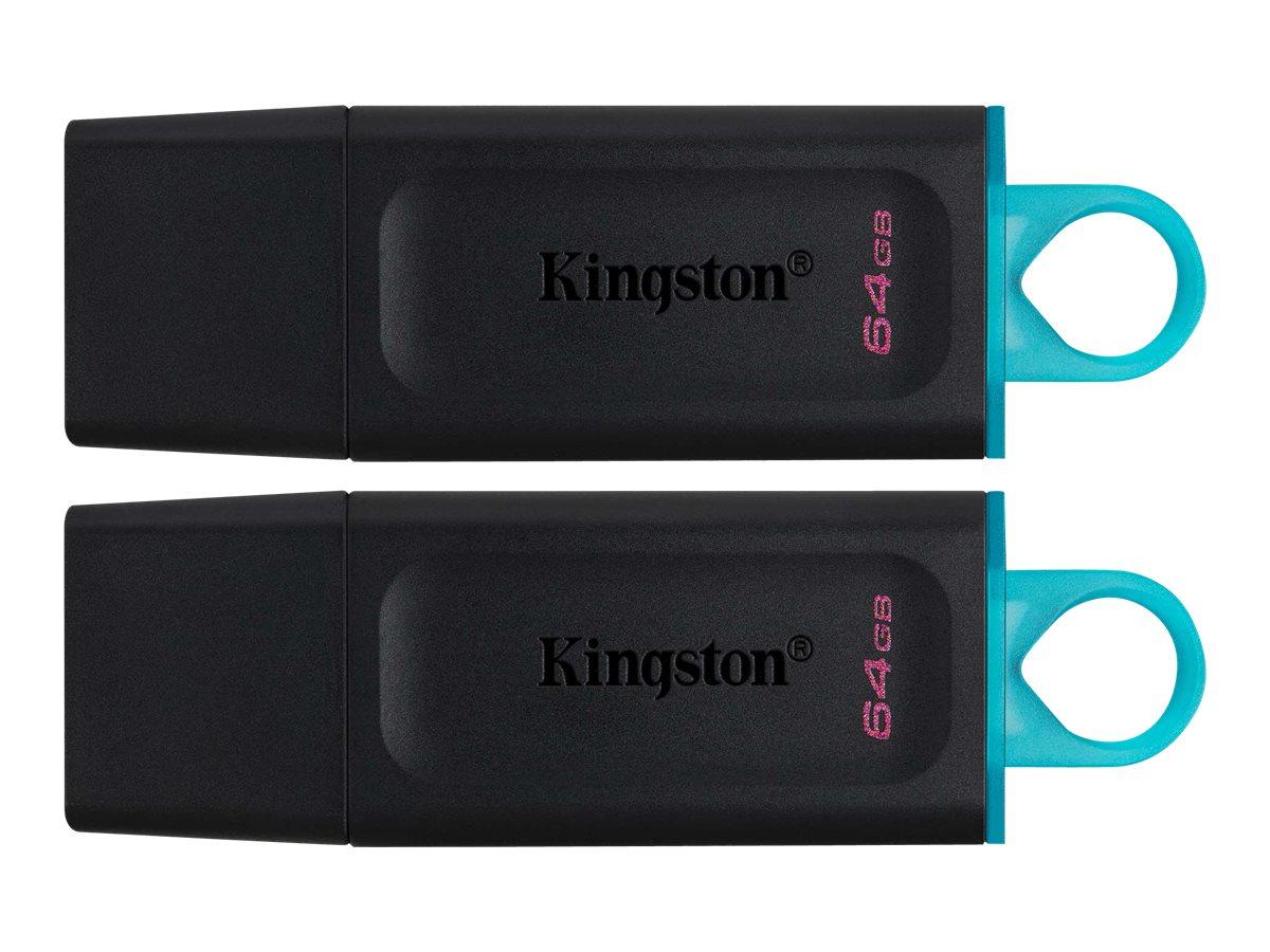 КОМПЛЕКТ 2 ФЛАШ ПАМЕТИ Kingston DataTraveler Exodia - USB flash drive - 64GB - 2 pcs pack - PN DTX/64GB-2P | JAR Computers КОМПЛЕКТ 2 ФЛАШ ПАМЕТИ Kingston DataTraveler Exodia - USB flash drive - 64GB - 2 pcs pack - PN DTX/64GB-2P
