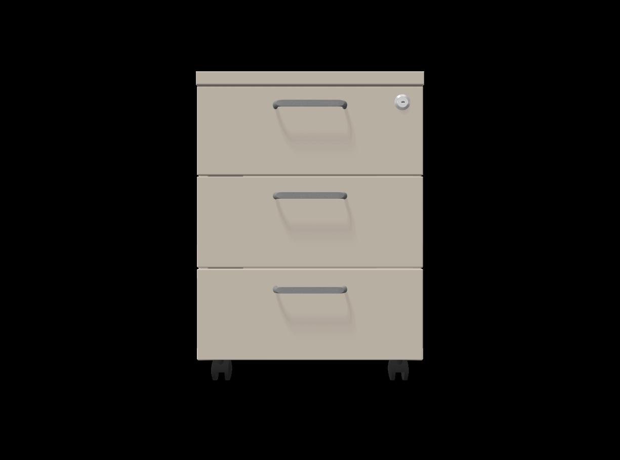Мобилен контейнер с три чекмеджета Easy Space 3D, 430х600х600мм, ПДЧ 18 мм, кашмир | JAR Computers Мобилен контейнер с три чекмеджета Easy Space 3D, 430х600х600мм, ПДЧ 18 мм, кашмир