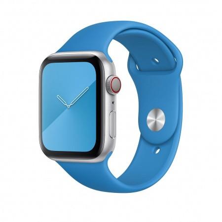 Оригинална силиконова каишка за Apple Watch 42мм, 44мм - Apple Surf Blue Sport Band S/M & M/L (син) | JAR Computers Оригинална силиконова каишка за Apple Watch 42мм, 44мм - Apple Surf Blue Sport Band S/M & M/L (син)