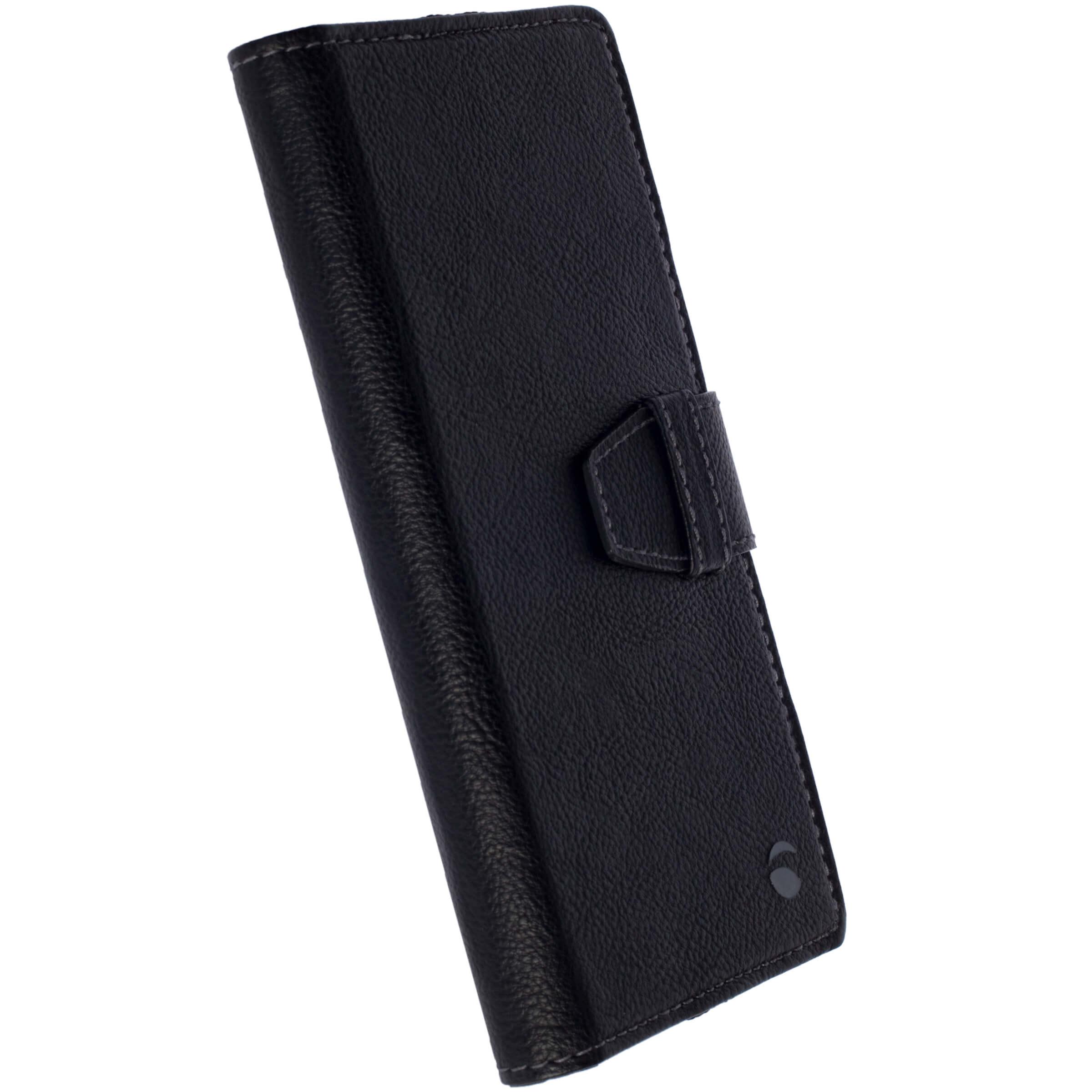 Универсален кожен калъф тип портфейл за смартфони до 5.1 инча - Krusell Vargon Universal Wallet Case 3XL (черен) | JAR Computers Универсален кожен калъф тип портфейл за смартфони до 5.1 инча - Krusell Vargon Universal Wallet Case 3XL (черен)