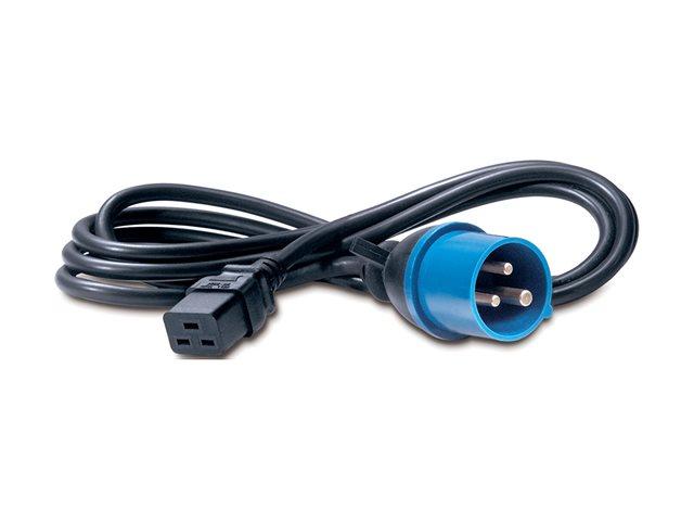 APC AP9876 Power Cord C19 to IEC309 16A 2.5m | JAR Computers APC AP9876 Power Cord C19 to IEC309 16A 2.5m