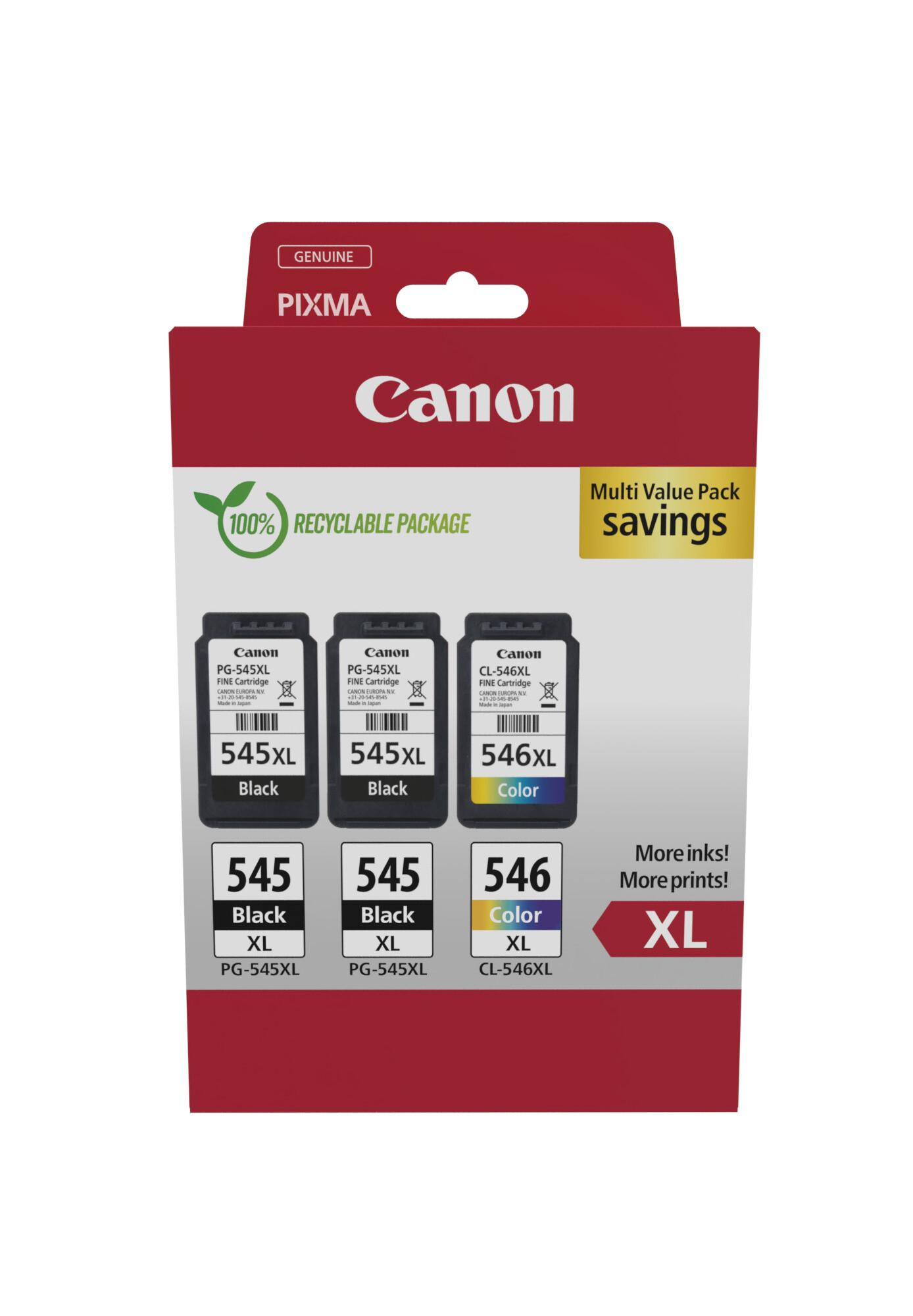 Canon 8286B013 глава и патрон за мастиленоструен принтер 3 броя Оригинал Висок (XL) добив Черен, Синьо-зелен, Пурпурен, Жълт | JAR Computers Canon 8286B013 глава и патрон за мастиленоструен принтер 3 броя Оригинал Висок (XL) добив Черен, Синьо-зелен, Пурпурен, Жълт