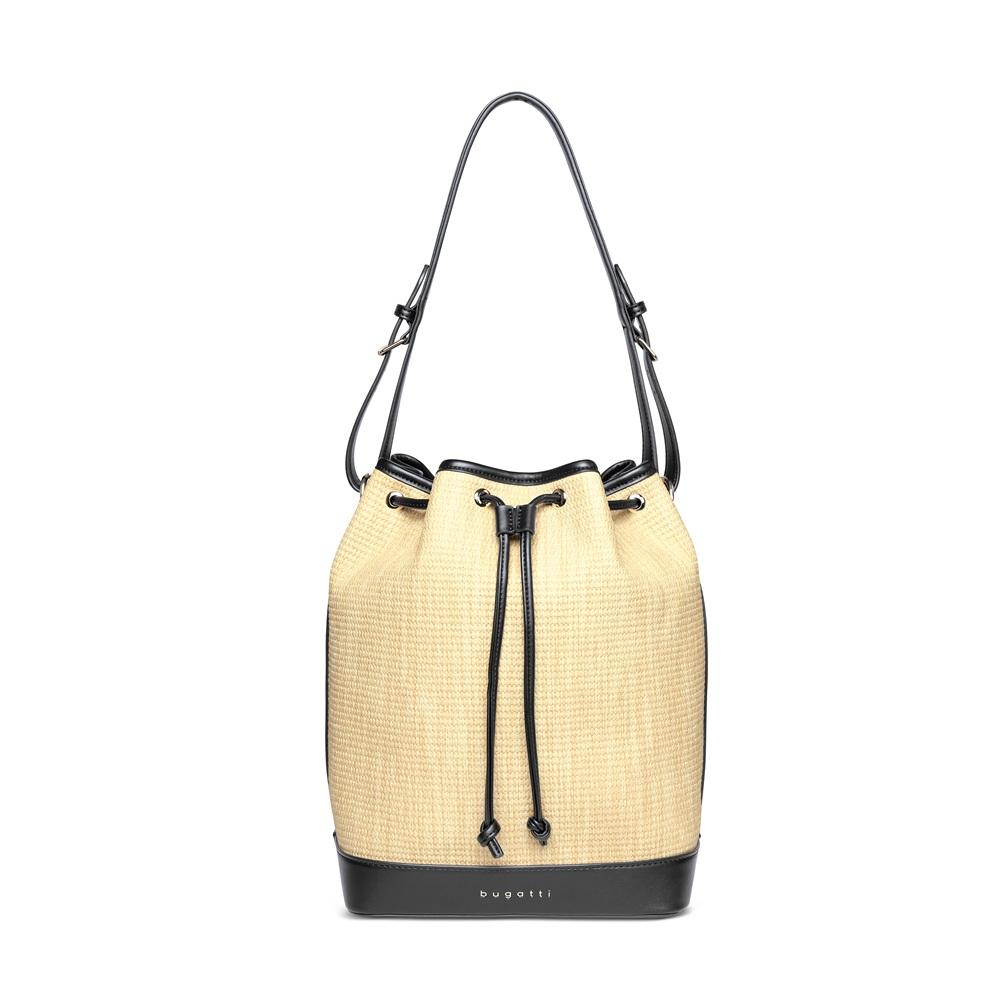 Дамска чанта Bugatti Isa Bucket Bag L, екокожа, бежова | JAR Computers Дамска чанта Bugatti Isa Bucket Bag L, екокожа, бежова