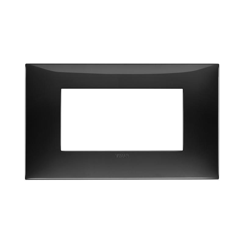 Декоративна рамка 4M Черен гланц - VIMAR Neve Up 09674.04 | JAR Computers Декоративна рамка 4M Черен гланц - VIMAR Neve Up 09674.04