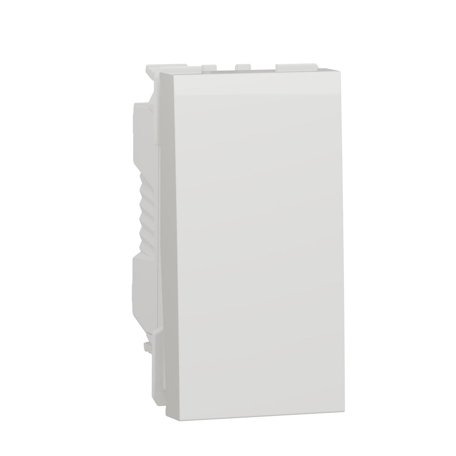 Еднополюсен бутон НО/НЗ, 1M, бял - SCHNEIDER ELECTRIC New Unica NU313618 | JAR Computers Еднополюсен бутон НО/НЗ, 1M, бял - SCHNEIDER ELECTRIC New Unica NU313618