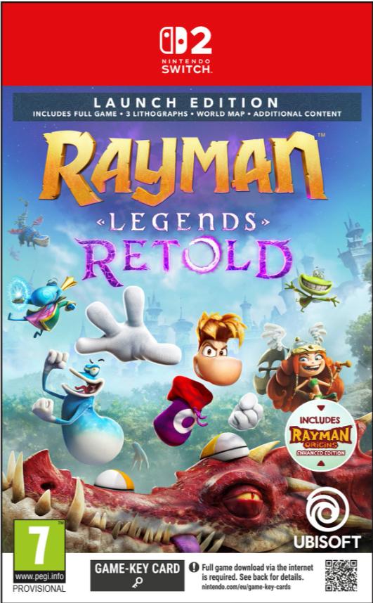 Игра RAYMAN LEGENDS RETOLD - Код в кутия (NSW2) | JAR Computers Игра RAYMAN LEGENDS RETOLD - Код в кутия (NSW2)