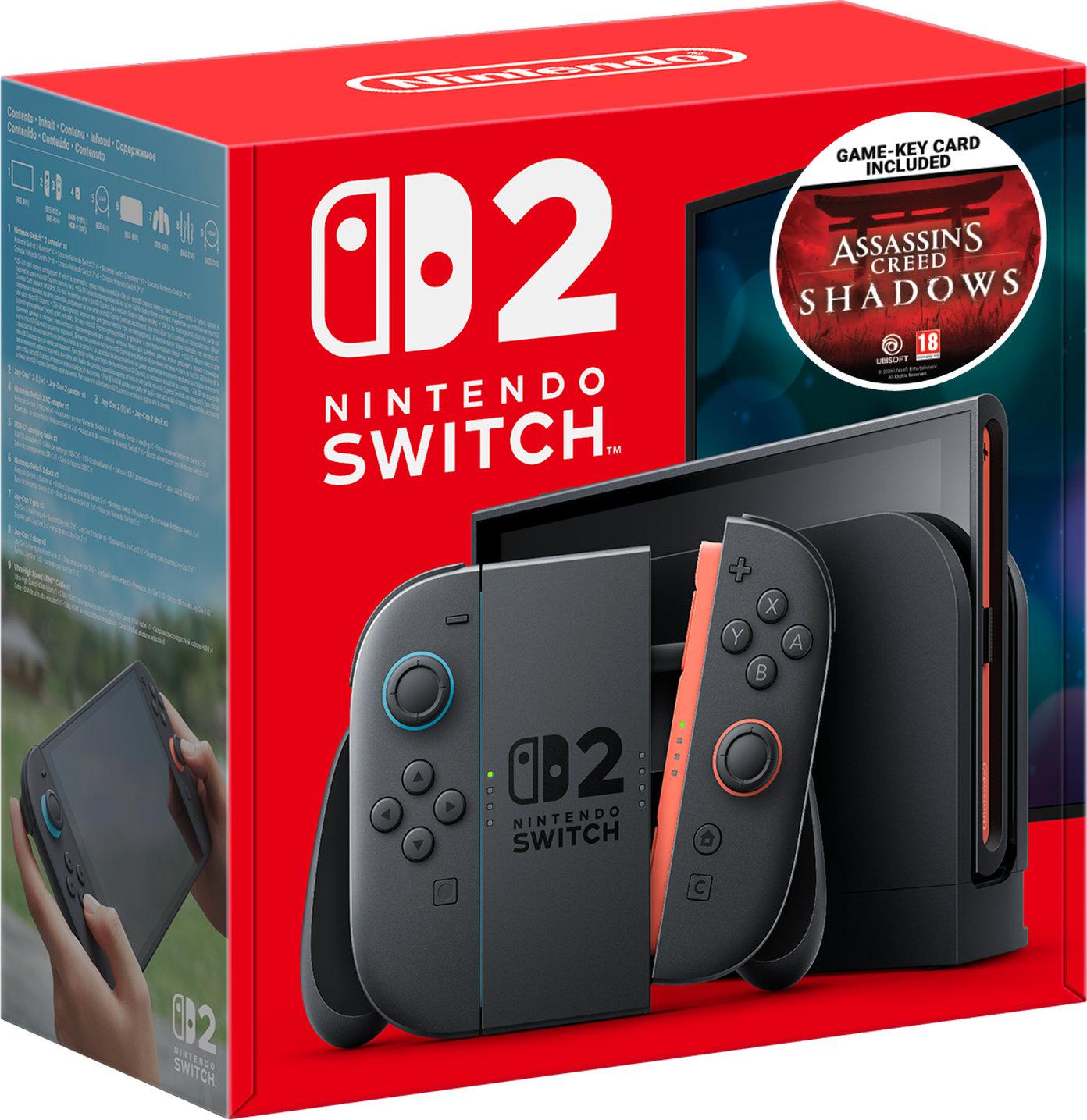 Конзола Nintendo Switch 2 + Assassin's Creed Shadows Bundle