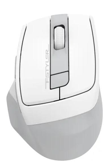 Мишка A4Tech - Fstyler FG35CS Plus, оптична, безжична, бяла